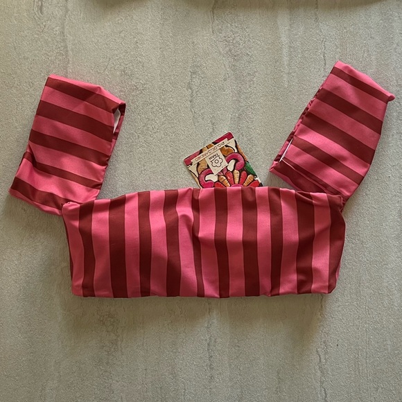 {Farm Rio} Brand New Striped Convertible Bikini Top - Picture 5 of 13